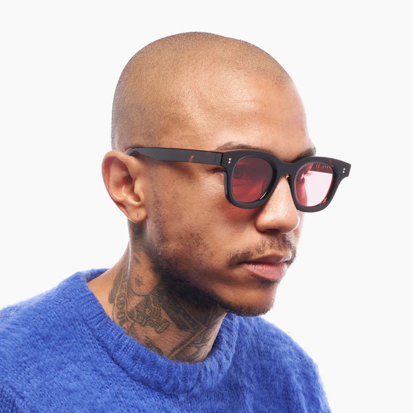 Apollo / Dark Tortoise Acetate & Rose Lens - Shade Files